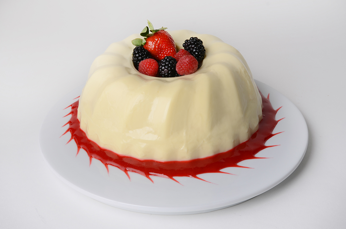 Gelatina de yogurt natural