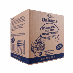 Dulcima<sup>®</sup> Crema Batida para Frutas y Postres Caja 5 kg